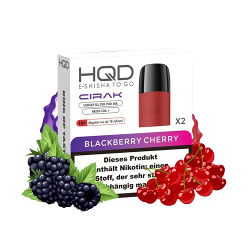 HQD Cirak Pod - Blackberry Cherry (2er Packung)