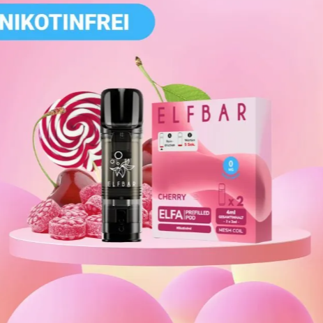 ELFA Pods by Elfbar Nikotinfrei - Cherry (2er Packung)