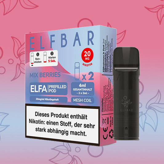 ELFA Pods by Elfbar Nikotinfrei - Mix Berries (2er Packung)