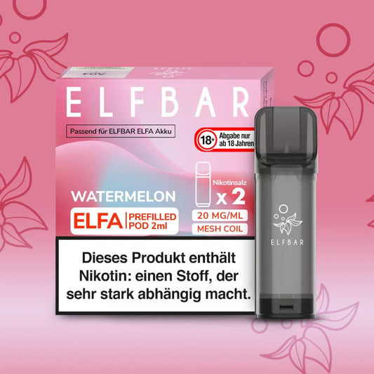 ELFA Pods by Elfbar Nikotinfrei - Watermelon (2er Packung)